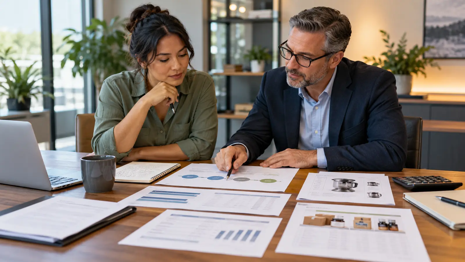 Business owner and advisor organizing a practical funding roadmap