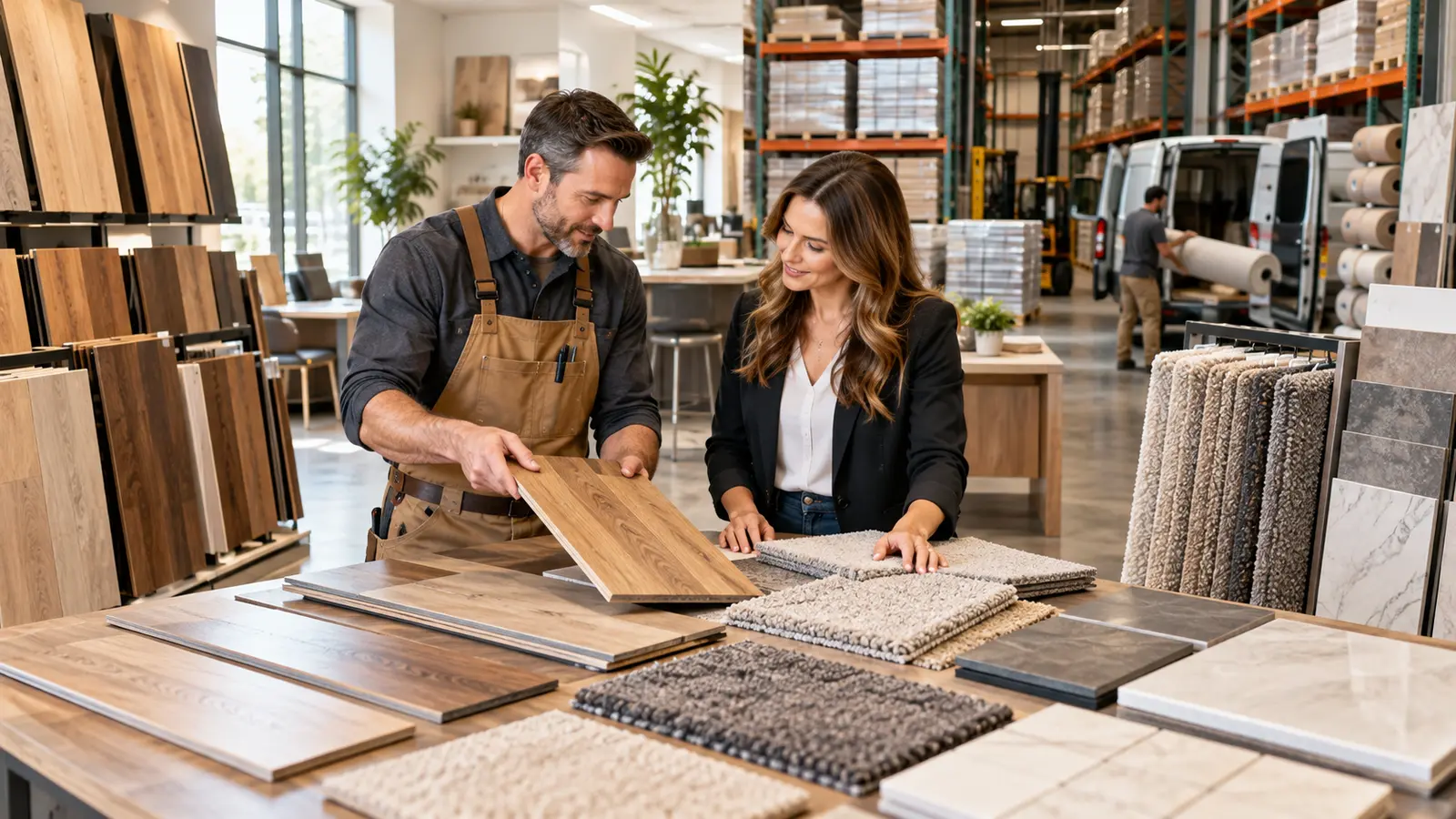 Flooring Stores, Dealers & Installation Companies business owner exploring funding options