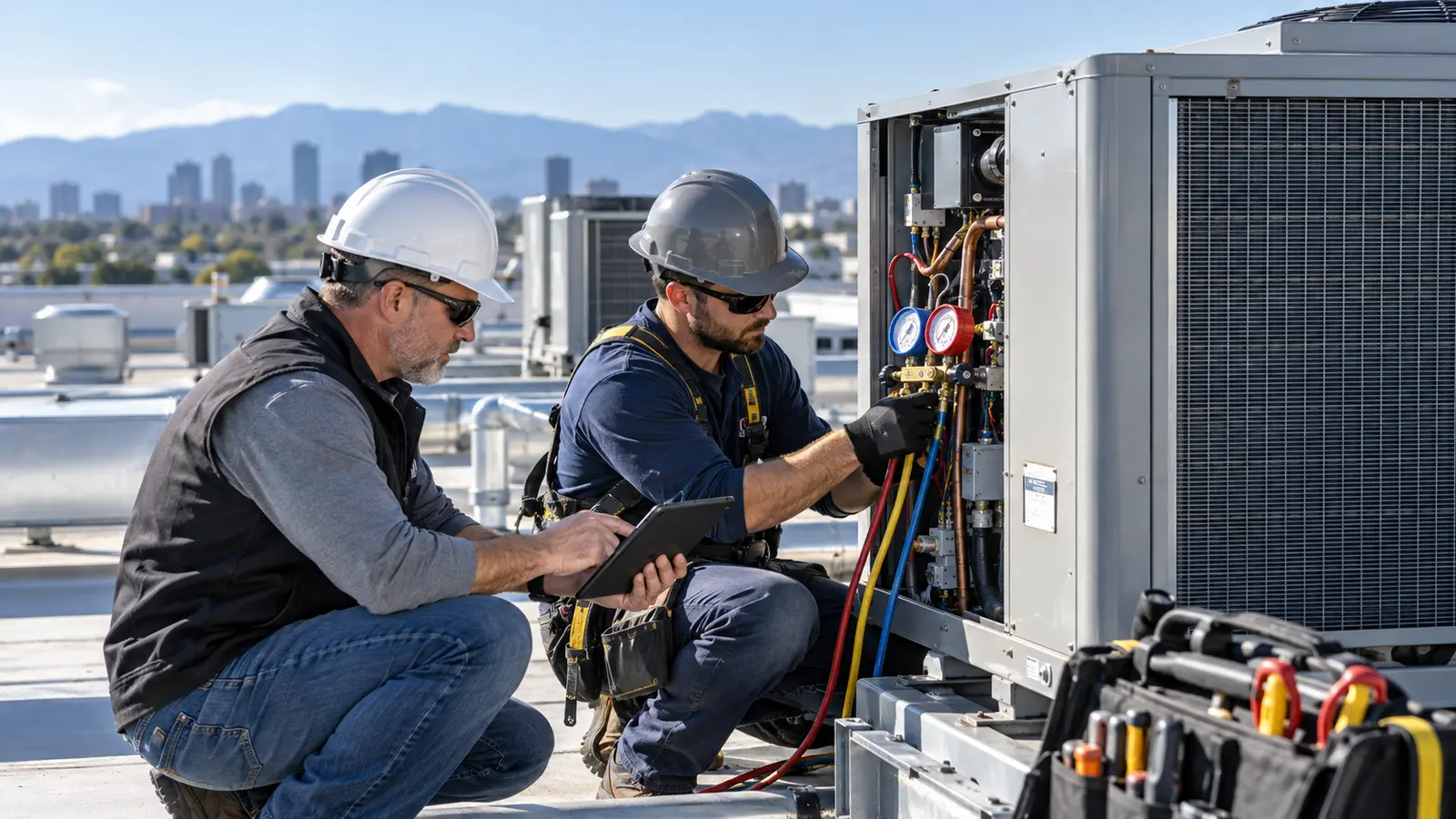 HVAC Contractors business owner exploring funding options