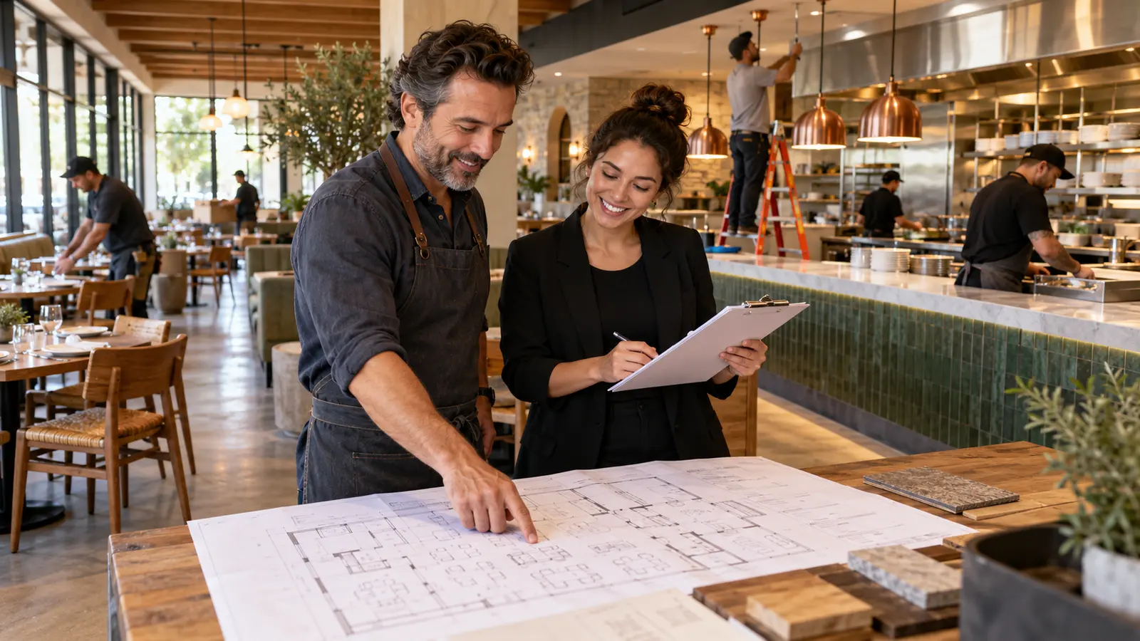 Restaurante que abrió una nueva ubicación con financiamiento