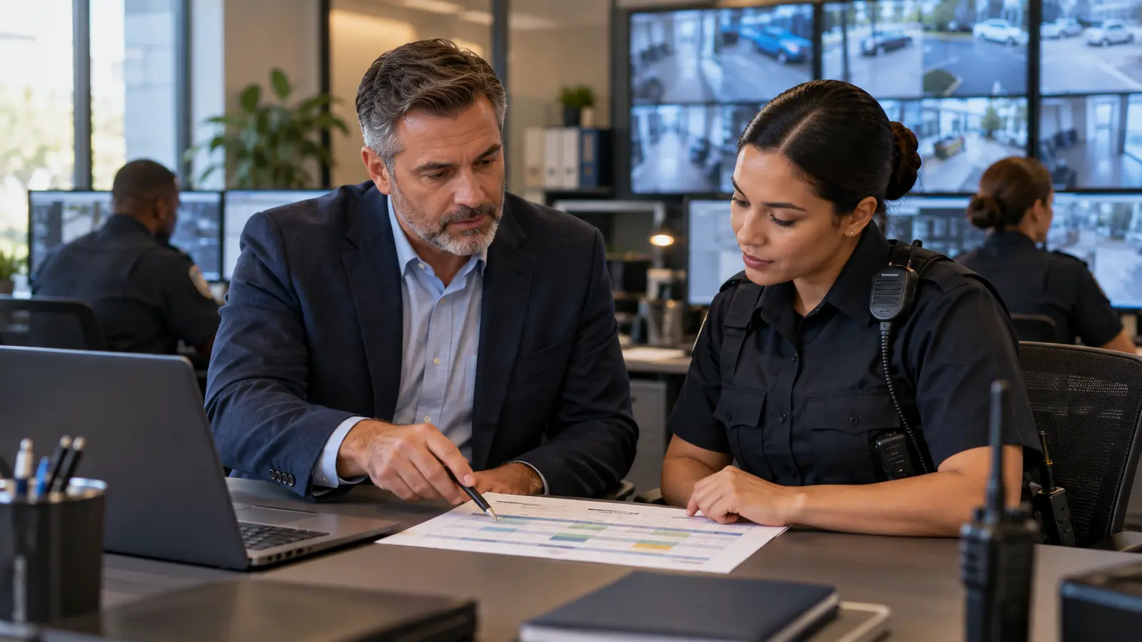 Security Guard Companies business owner exploring funding options