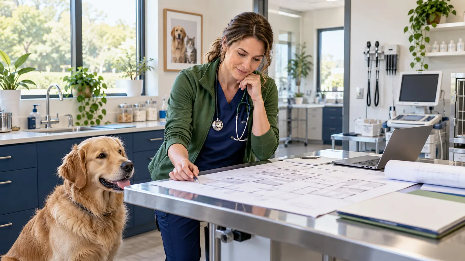 Veterinary Practice business owner exploring funding options